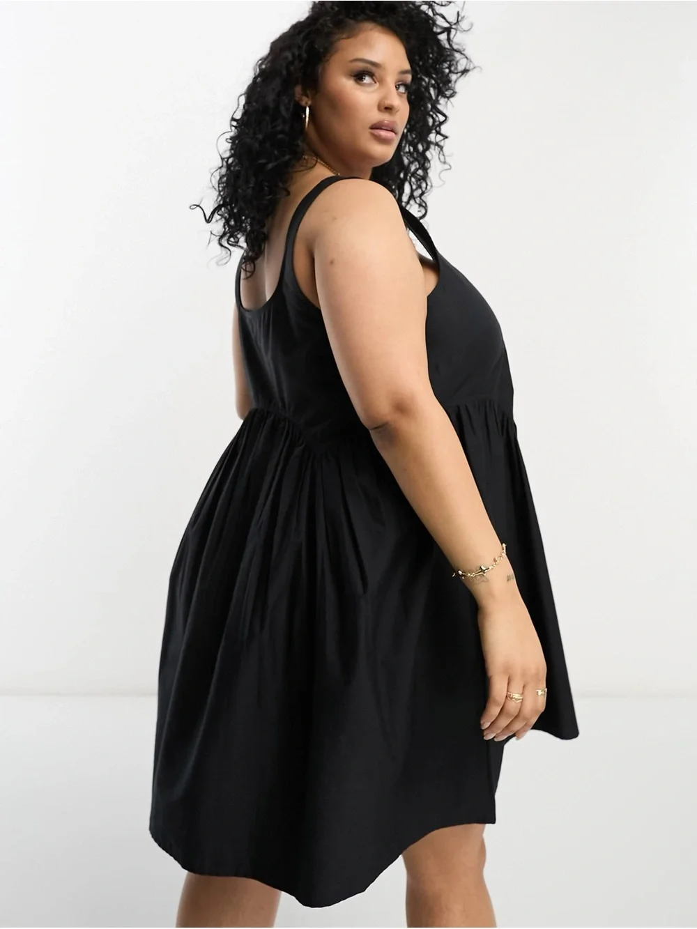 Asos Smock Babydoll Mini Sundress - Picture 2 of 8